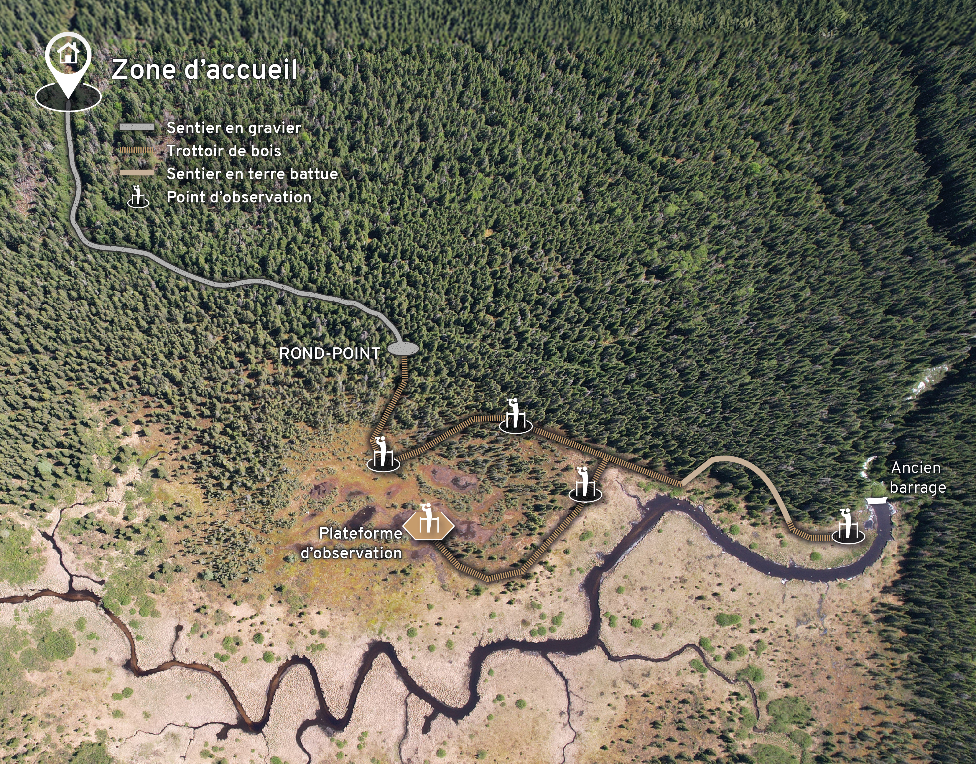 Carte du sentier