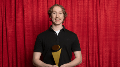 Xavier Magny au Gala de la vie étudiante 