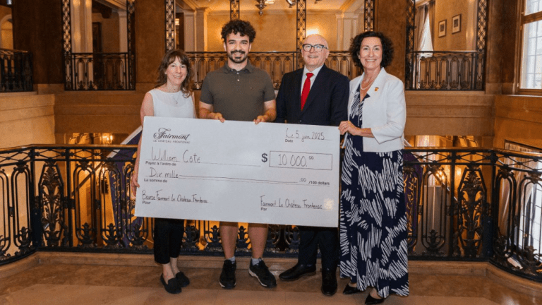 Remise de la bourse Fairmont Le Château Frontenac – Carbone forestier 