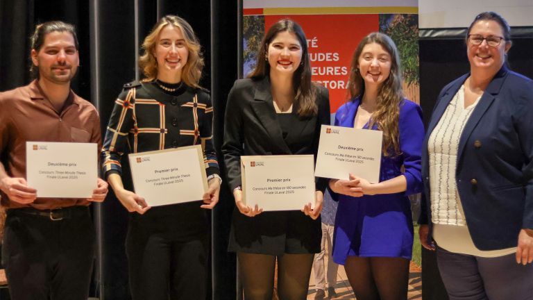 Gagnants Université Laval du concours MT180 