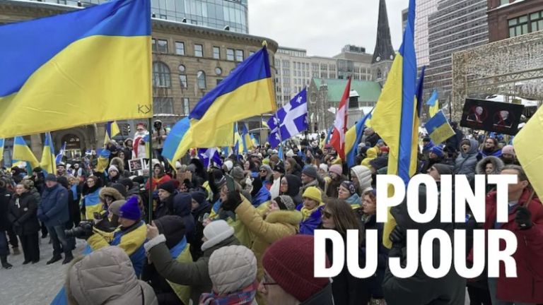 Manifestation pour l'Ukraine.