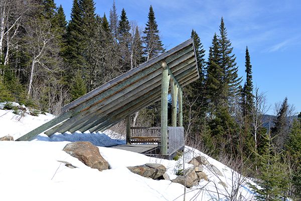 Belvédère de la Forêt Montmorency l'hiver