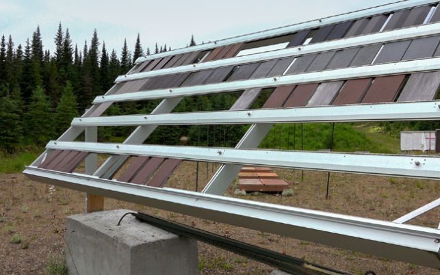 Des matériaux de bois à l'extérieur à la Forêt Montmorency