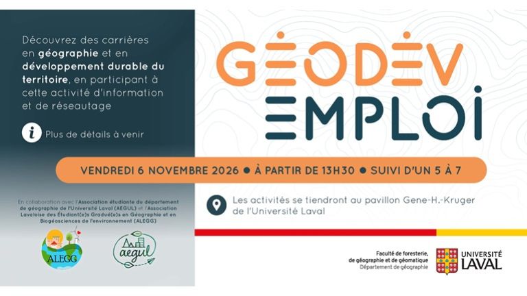 Affiche GéoDév emploi