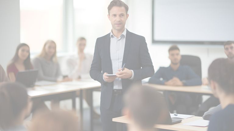 Groupe de gens assistant à une formation