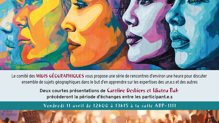 Midi-conférence Géographie féministe : pays du Nord vs pays du Sud