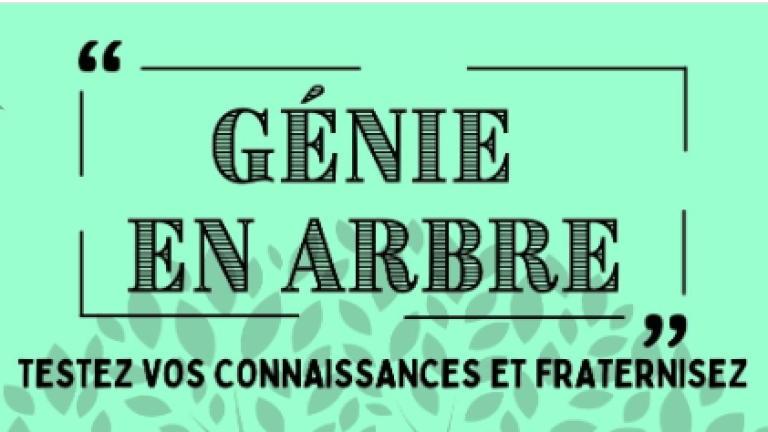 Affiche de génie en arbre