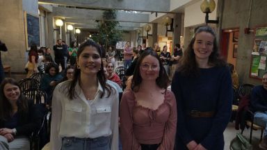 Les trois finalistes de la FFGG au concours Ma thèse en 180 secondes 2025