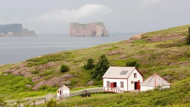 Une vue du Rocher Percé et de l'Île Bonaventure