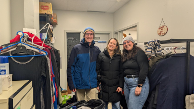 Remise des dons au Répit Basse-Ville