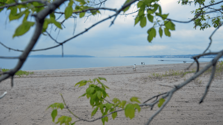 Plage de la baie de Beauport