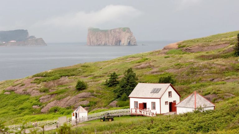 Une vue du Rocher Percé et de l'Île Bonaventure