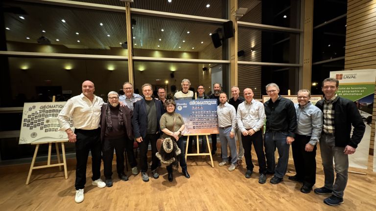 Diplômés présents aux retrouvailles