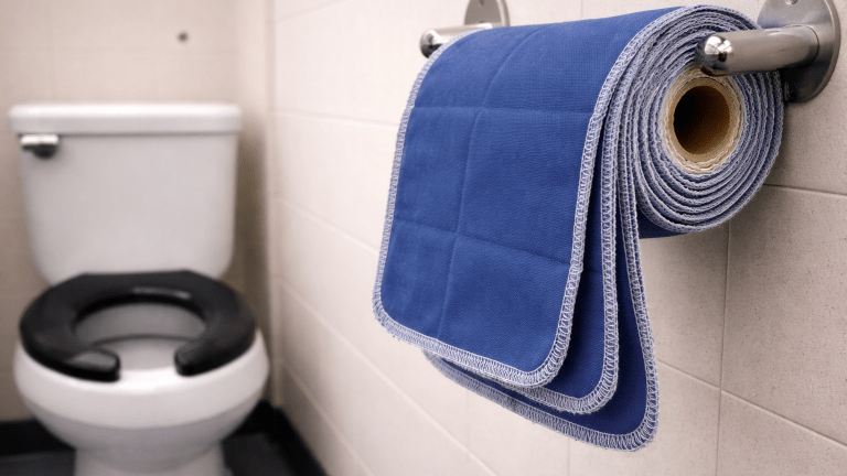 Papier de toilette lavable