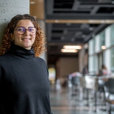 Une étudiante à l'Université Laval